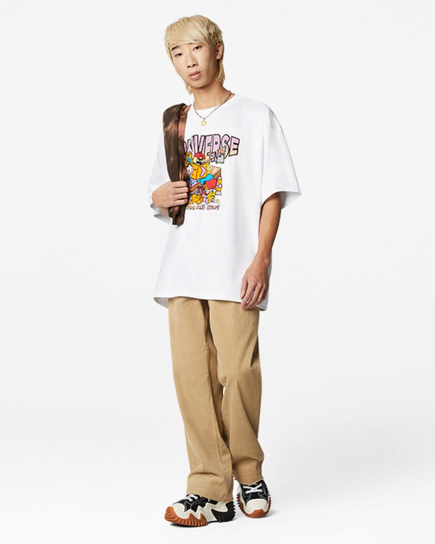 Men's Converse Novelty Store Graphic T-Shirts White | AU 96508G